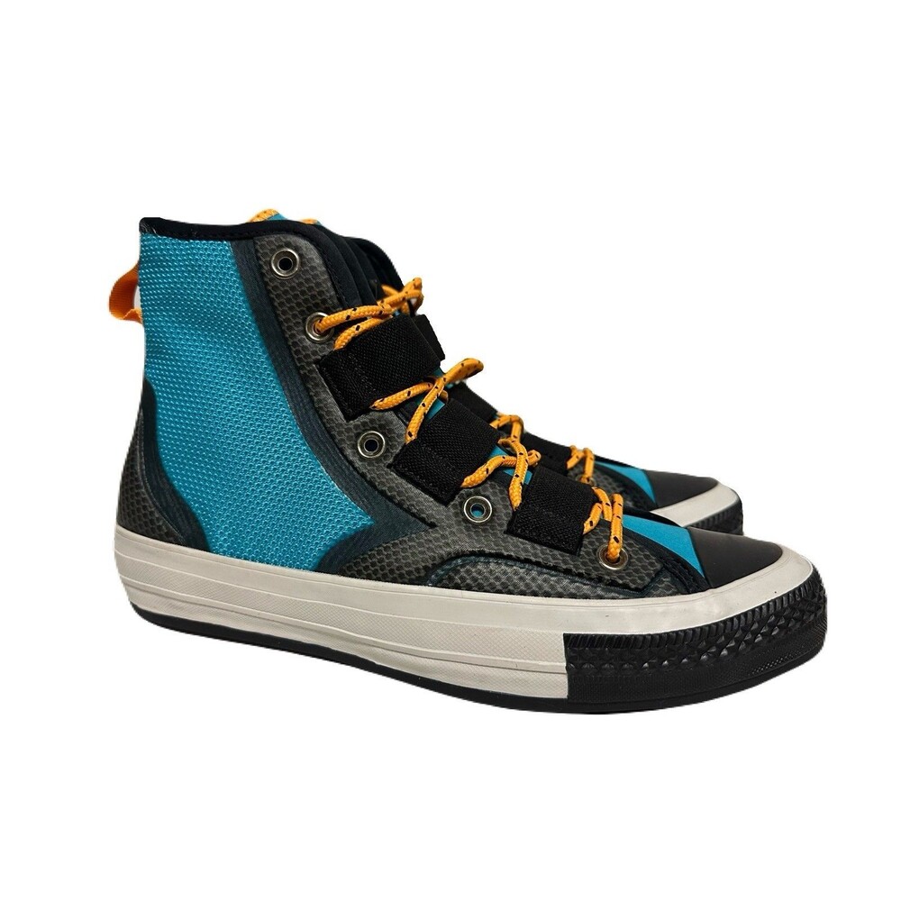 NEW Converse Mens Size 9 Chuck 70 Tech Hiker High Top Sneakers Teal Field Orange - Picture 2 of 9